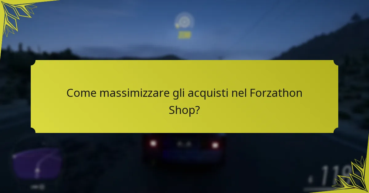 Qual è il feedback della comunità sugli aggiornamenti del Forzathon Shop?