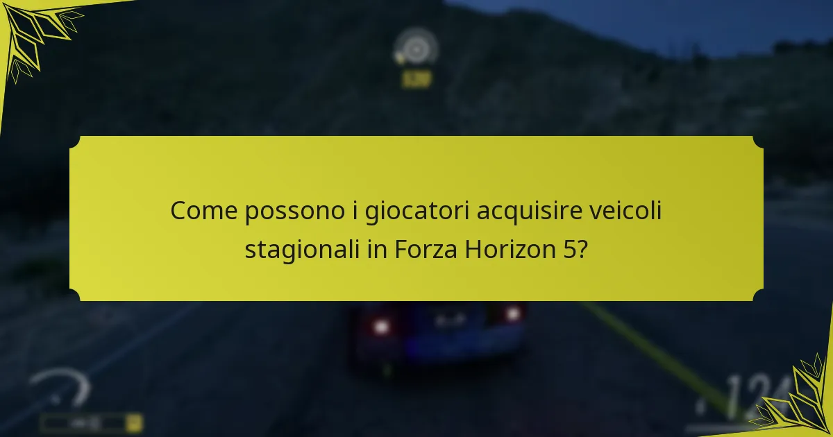 Quali eventi sono essenziali per sbloccare veicoli?
