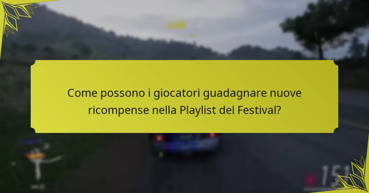 Come possono i giocatori guadagnare nuove ricompense nella Playlist del Festival?