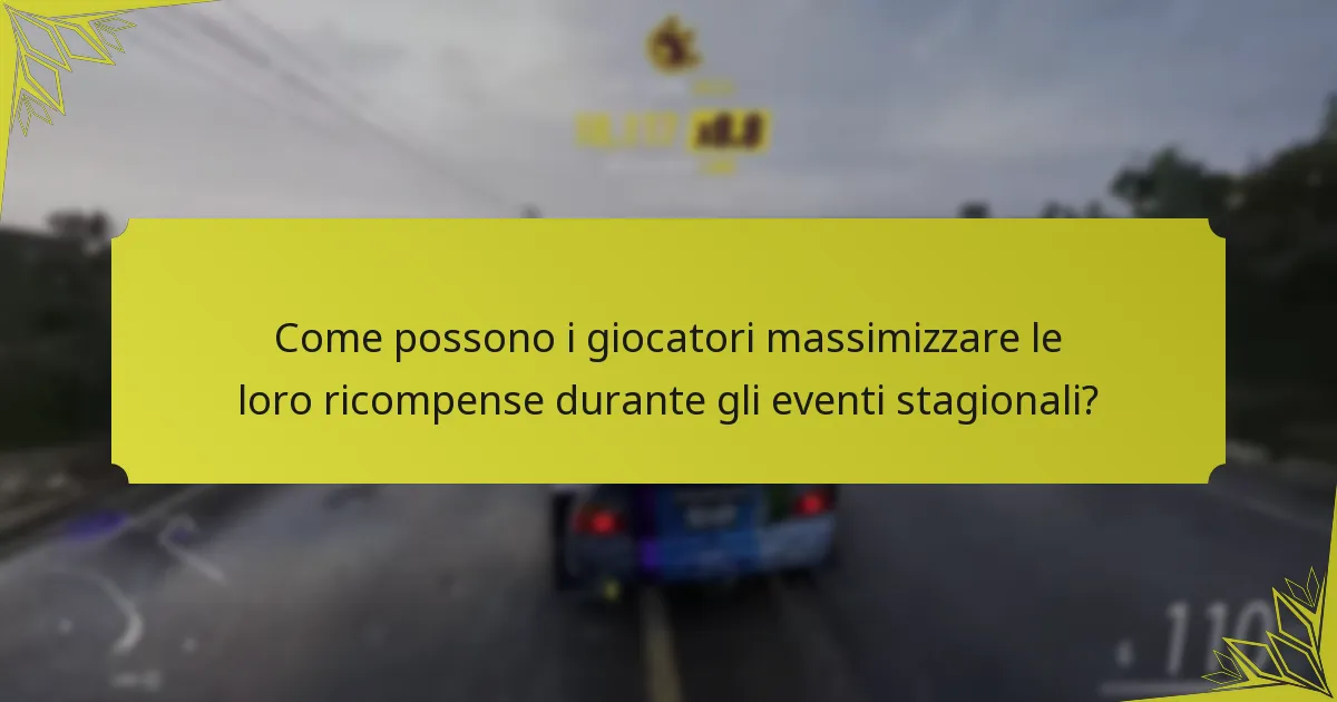 Quando iniziano e finiscono gli eventi stagionali in Forza Horizon 5?