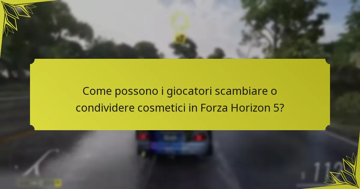 Come possono i giocatori sbloccare cosmetici in Forza Horizon 5?
