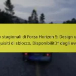 Auto stagionali di Forza Horizon 5: Design unici, Requisiti di sblocco, Disponibilità degli eventi