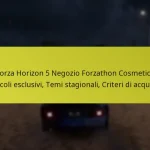 Forza Horizon 5 Negozio Forzathon Cosmetici: Articoli esclusivi, Temi stagionali, Criteri di acquisto
