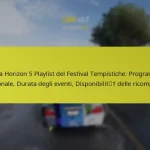 Forza Horizon 5 Playlist del Festival Tempistiche: Programma stagionale, Durata degli eventi, Disponibilità delle ricompense