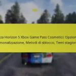 Forza Horizon 5 Xbox Game Pass Cosmetici: Opzioni di personalizzazione, Metodi di sblocco, Temi stagionali