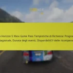 Forza Horizon 5 Xbox Game Pass Tempistiche di Richiesta: Programma stagionale, Durata degli eventi, Disponibilità delle ricompense