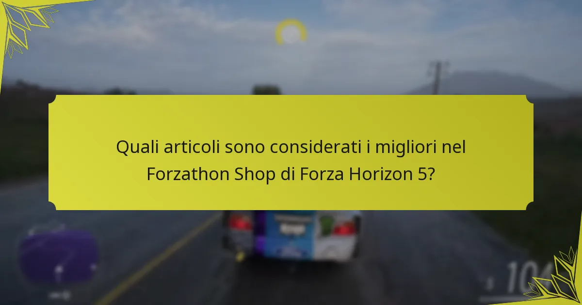 Come le esperienze dei giocatori influenzano le percezioni sugli articoli del Forzathon Shop?