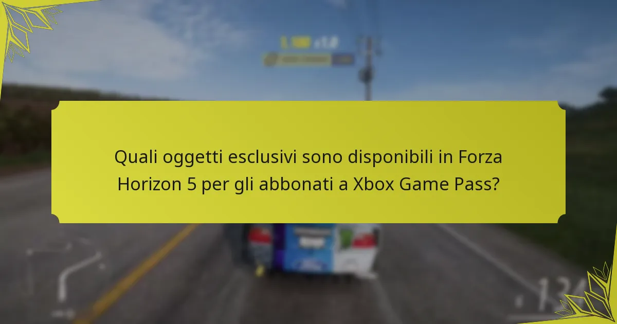 Quali sono i vantaggi di Xbox Game Pass per i giocatori di Forza Horizon 5?
