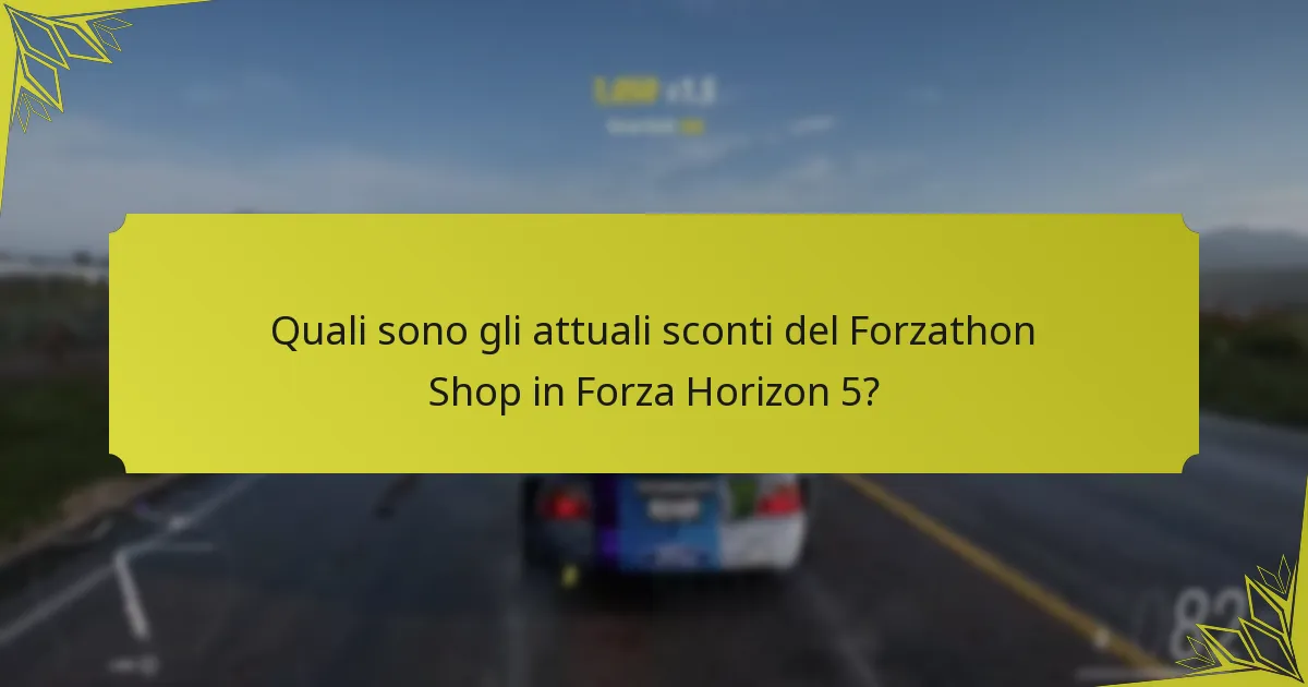 Quali sono le reazioni della comunità agli sconti del Forzathon Shop?