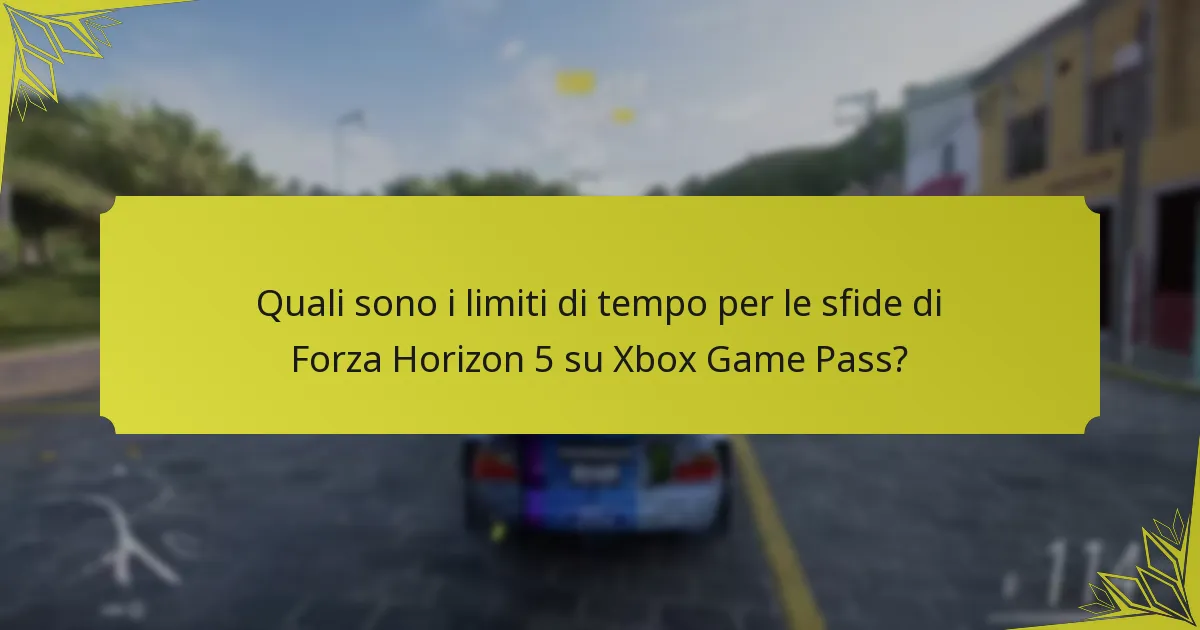 Come si confrontano le sfide di Forza Horizon 5 con altri titoli di Xbox Game Pass?